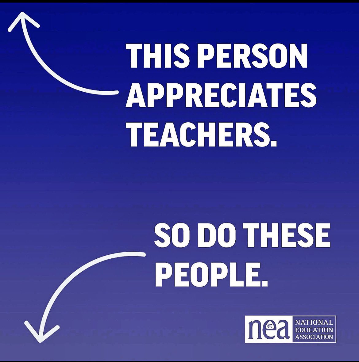 Enjoy your well deserved week of celebration! #SMEAteachers #weareinthistogether #smeablue