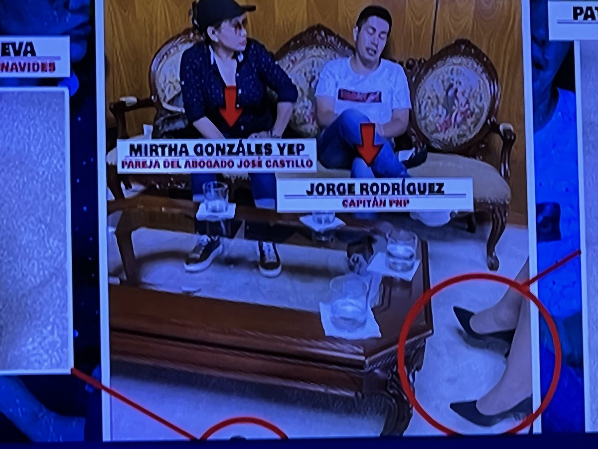 Los pies d la ex fiscal Patricia Velarde y el zapato d Villanueva? A ver…. Más allá d discrepancias extremas. Estas son pruebas?? Los pies d…? y el zapato d… ?? No pues….. En ninguna parte.