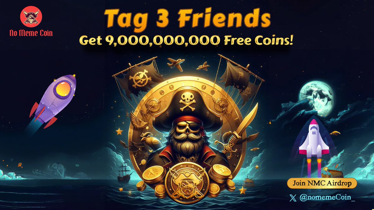 🎉 Exciting Airdrop Alert! 🎉

Follow, retweet and tag 3 friends to get 9.000.000.000 free coins! Simply comment with your BNB/Bep20 address to enter. Don't miss out! 🚀 #CryptoAirdrop #FreeCoins #NomemeCoin

Important to know in the comment