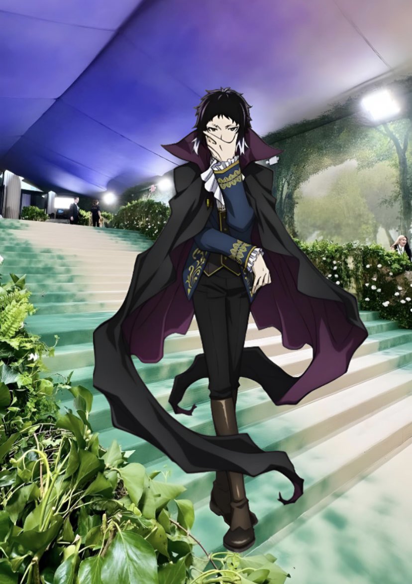 Akutagawa Ryūnosuke appearance at the #MetGala !! He came to SLAY