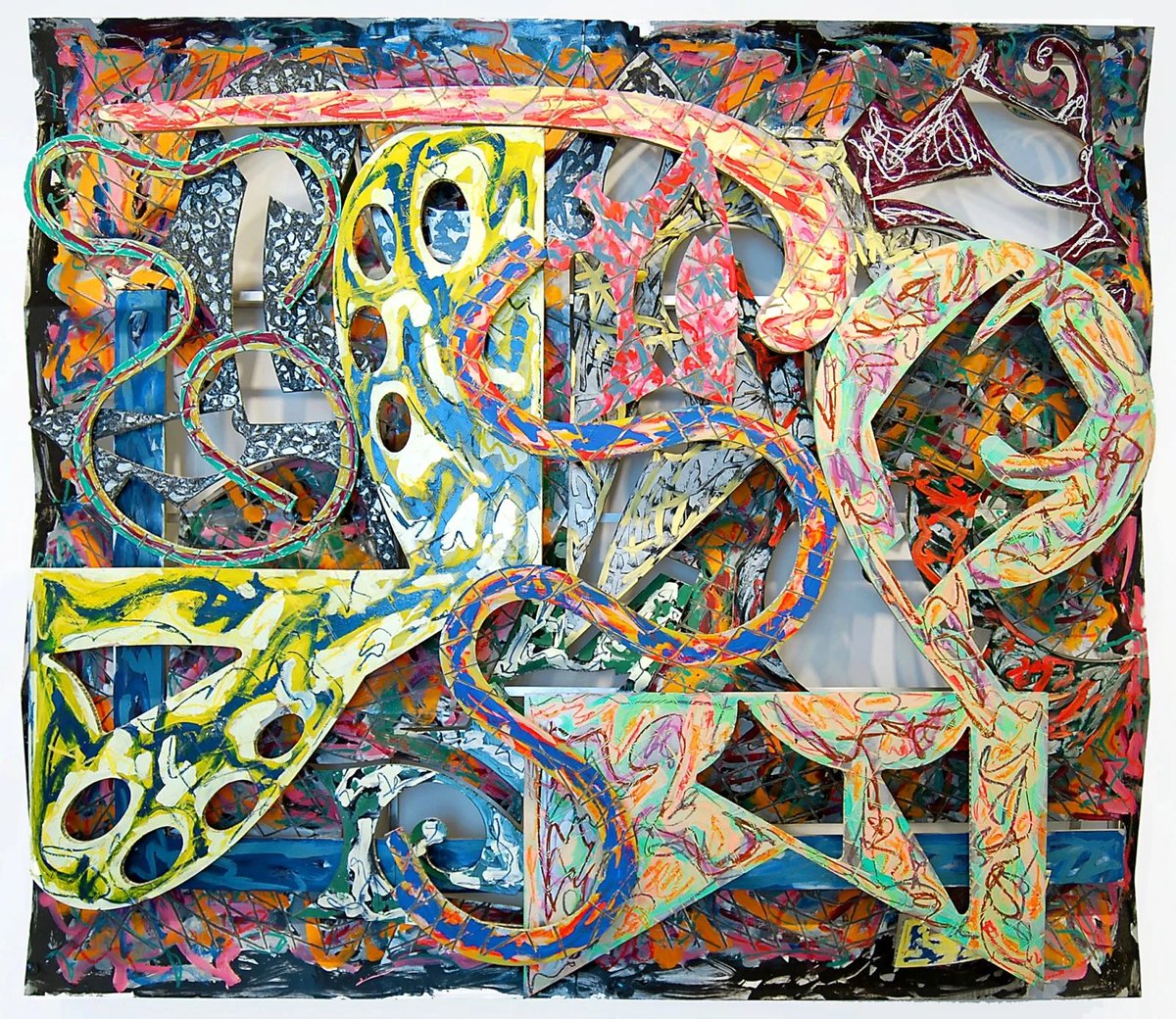 #Maddow #WagnerTonight #LastWord @11thHour 
Modern Monday

GN
Art Break Final
Frank Stella-“Talladega”(1980)
Alkyd, Magna on etched magnesium 
Private Collection 

9 x 10.4 x 1.5 Feet