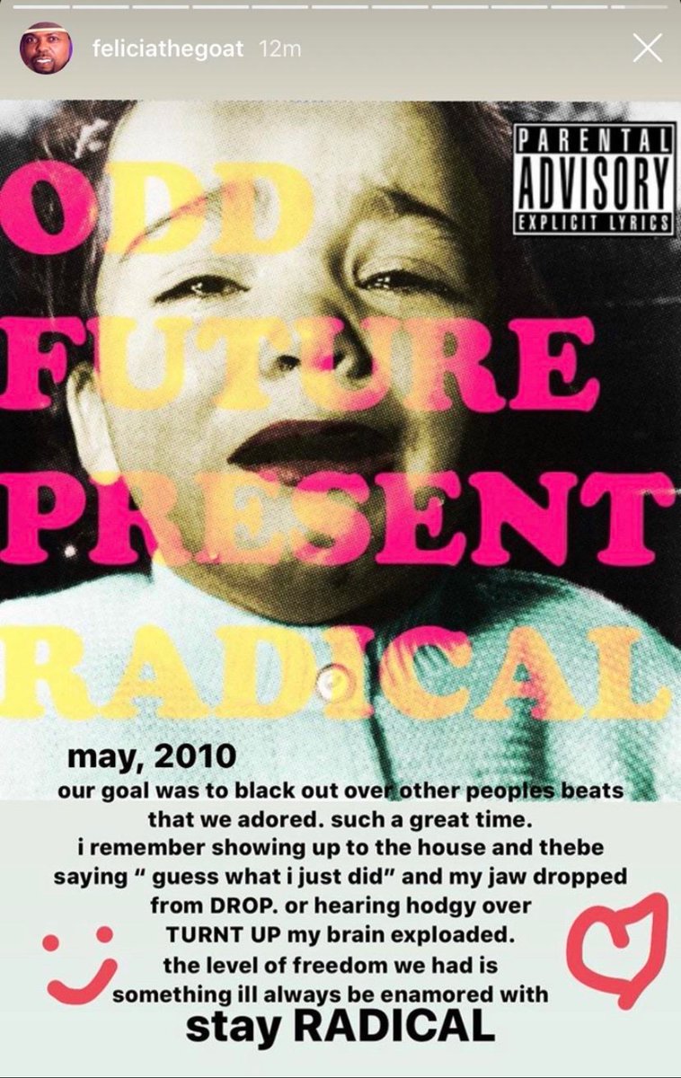 14 years ago today, Odd Future released the mixtape ‘RADICAL’.