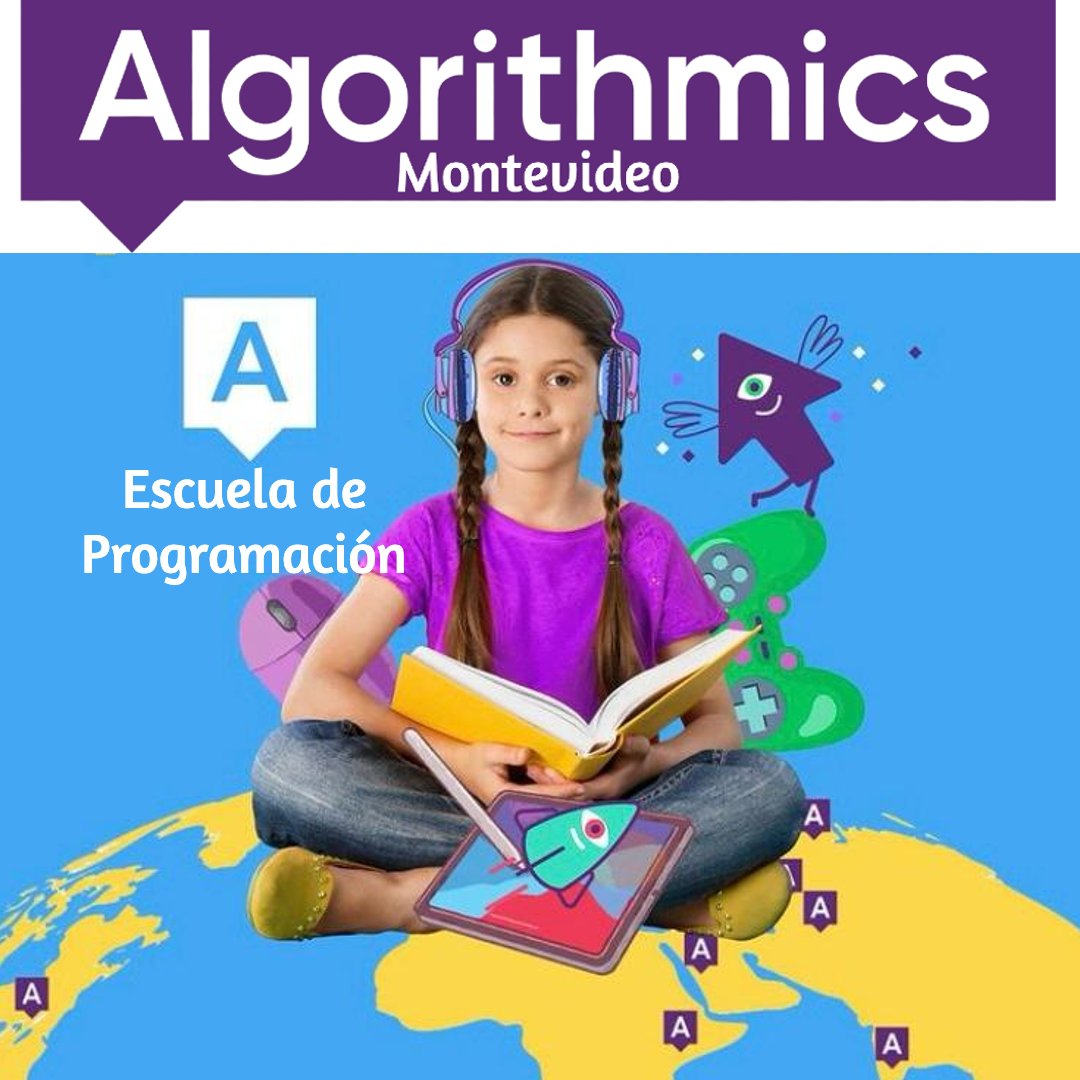 guillermomeny's tweet image. Cursos de Programación para niñ@s de 6 a 11 años y jóvenes de 12 a 17 años.
Escuela Internacional de #Programación #algorithmics
Sitio web:
montevideo-mun-ch-e.alg.academy/es