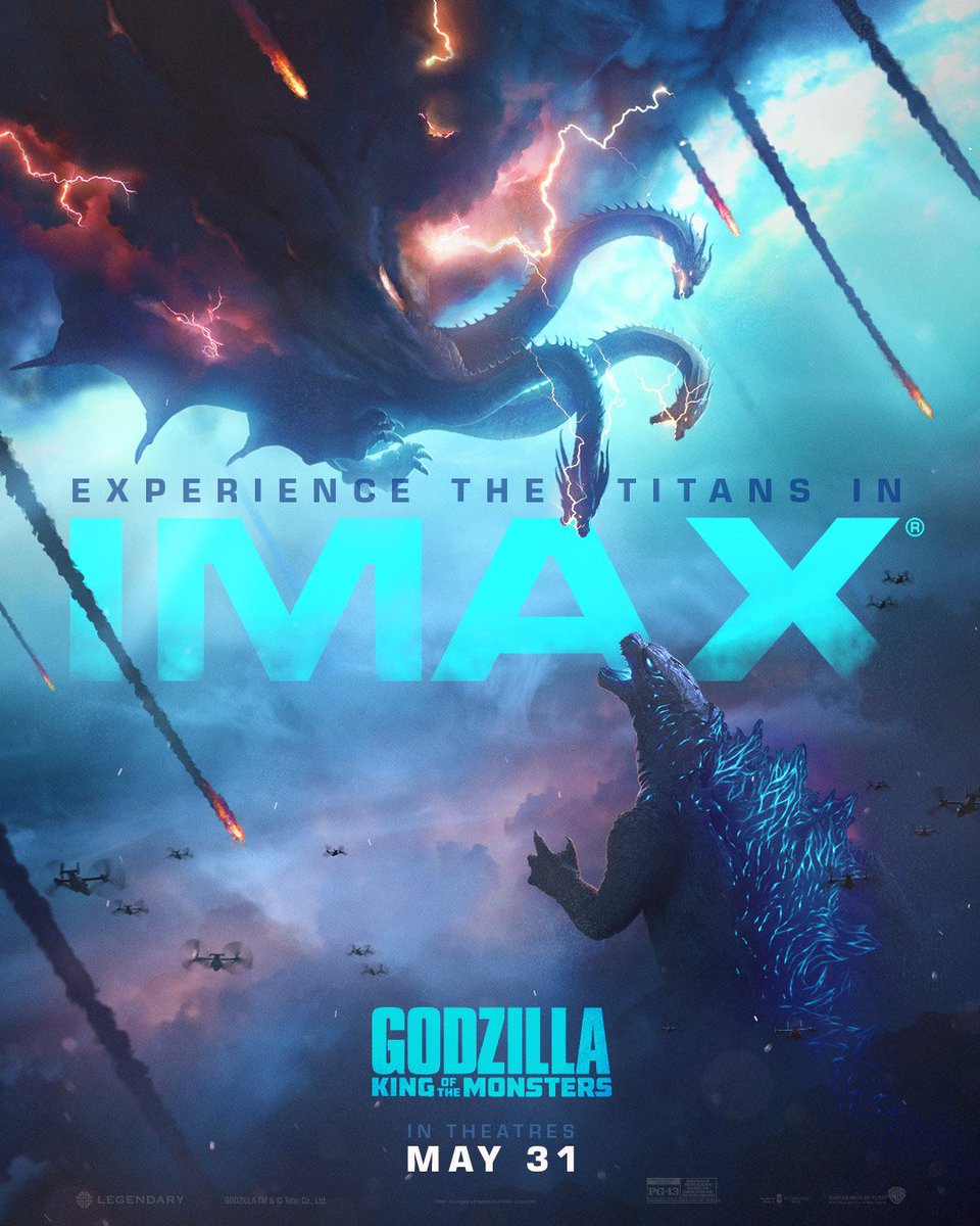 Godzilla: King of the Monsters gracing us with some of the best movie posters of all time