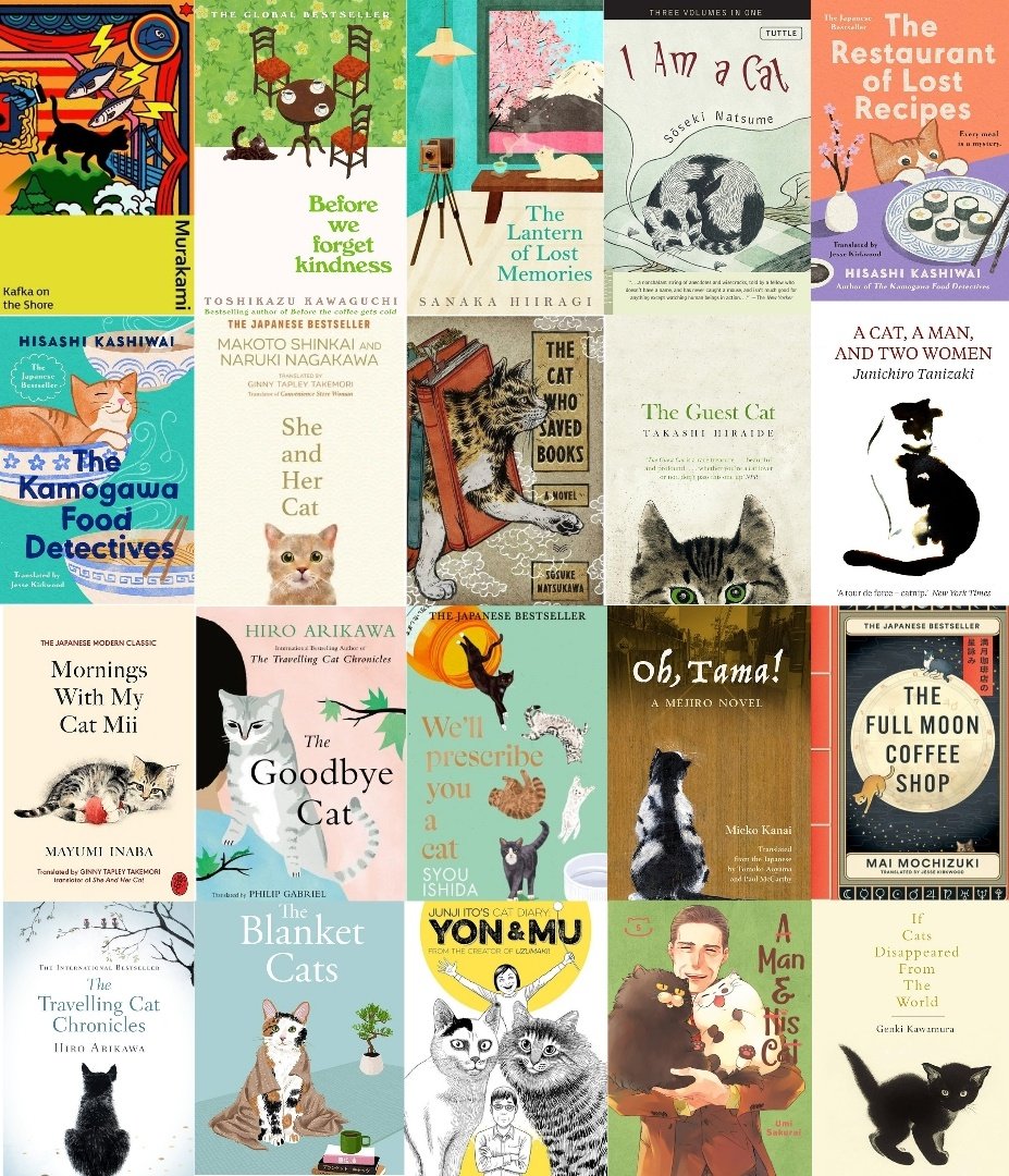 You cannot deny that Japanese Lits with cats 🐈 on it made the covers 10 times cuter 💖. Besides adorable (also some weird one, looking at u Murakami), cats as central characters or as sidekicks in books make a heartwarming & cozy stories. Japanese lits & cats are inseparable🥺