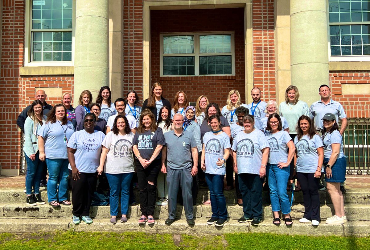 Nichols School goes gray for Pediatric Brain Tumor Awareness and made donations to help find the cure!  #nicholspride #pediatricbraintumorawareness