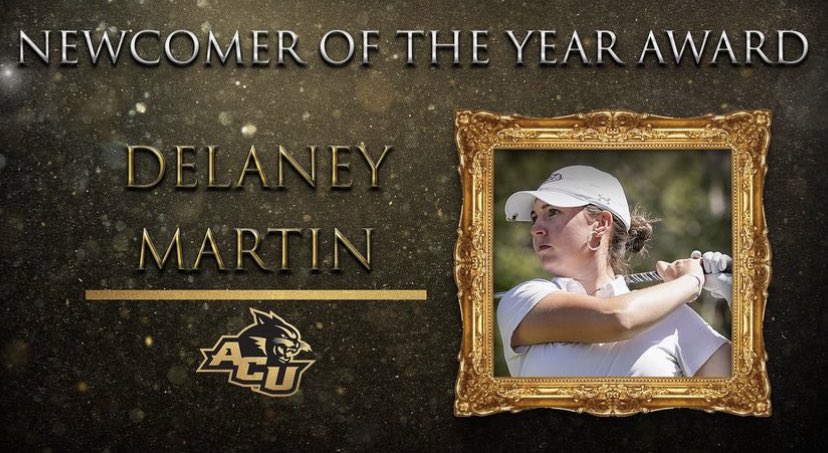 Congratulations to Delaney Martin for earning Female Newcomer Of the Year Award! #GoWildcats