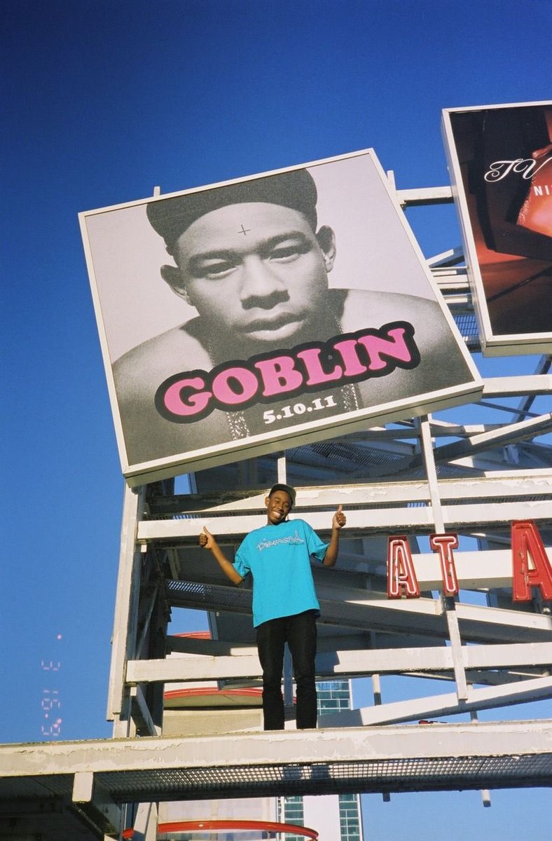 OddFuturePage's tweet photo. 13 years ago today; Tyler, The Creator released his album ‘GOBLIN’. https://t.co/f6OAAoQezL