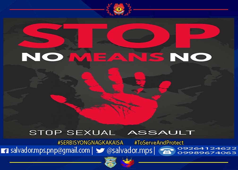 Advocacy Campaign against Sexual Assault #ToServeandProtect #SerbisyongNagkakaisa
