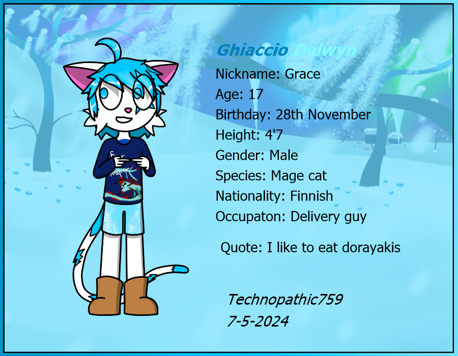 Technopathic759's tweet photo. (3/3) Also only Chrissy is revamped with height increase
#anthro #oc #ocart #charactercard #designrevamp #magecat #undead #vampire #alchemist #gemstone #yule #christmas #valentine #fairy https://t.co/BArWfa1sfX