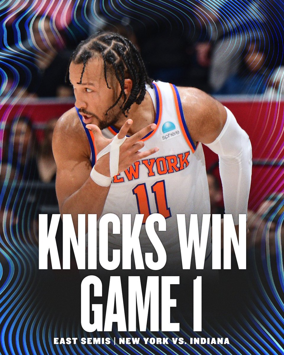 KNICKS WIN A CLOSE ONE AT MSG 🗽 New York up 1-0 in the East Semifinals 👀