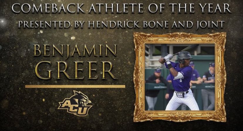 Congratulations to Ryan Bornemeire and Benjamin Greer for earning the Comeback Athlete of the Year Award presented by Hendricks Bone & Joint #GoWildcats