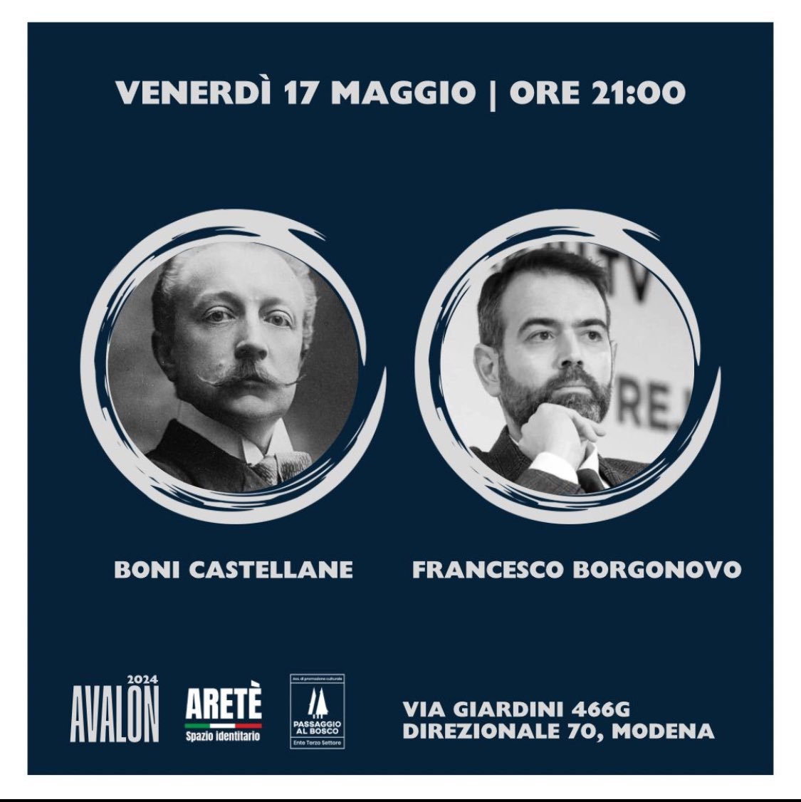 Modena 17 Maggio
AVALON 2024

⬇️ ⬇️ ⬇️ ⬇️ ⬇️ ⬇️