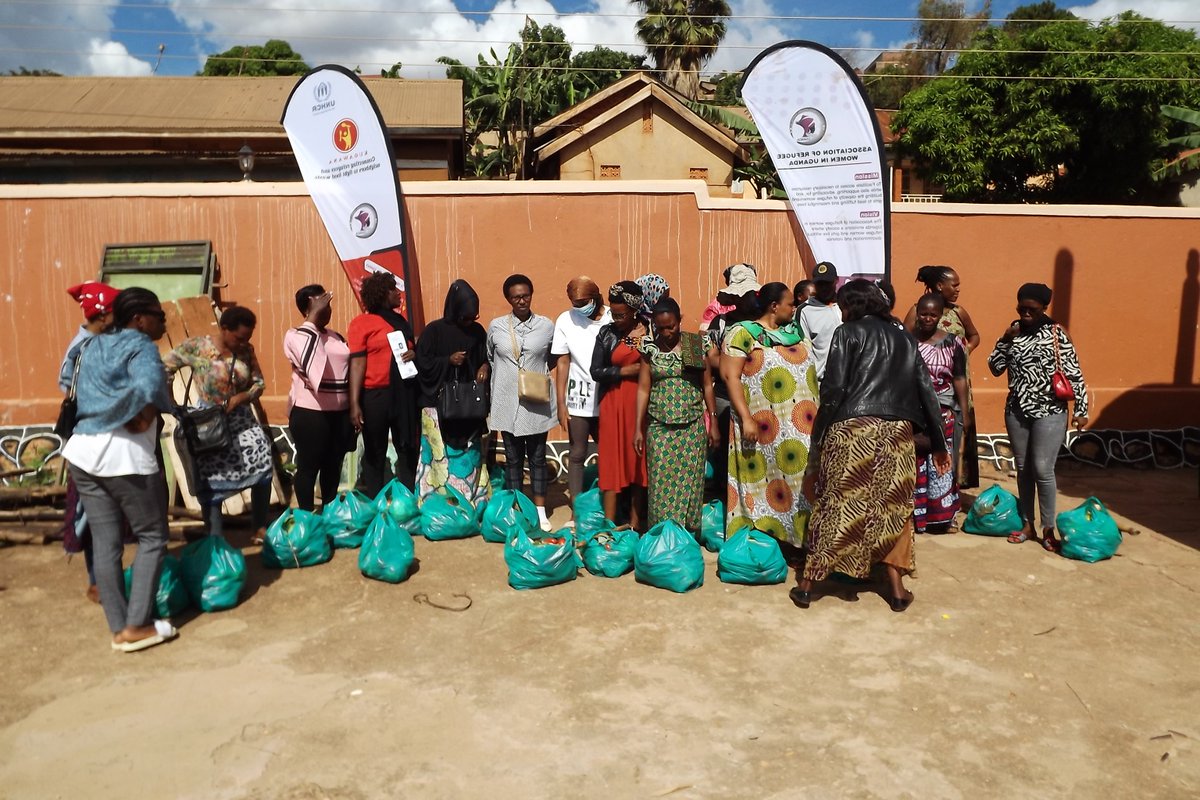 Through our Kugawana project, we extend support to refugee households in Kampala by providing food rations. Our aim is to enhance nutritional intake and alleviate food waste within this community. @UNHCRuganda @Refugees