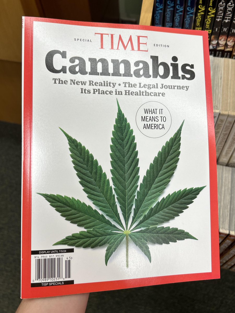 Pretty cool to see cannabis on the cover of TIME magazine #WriteWeed #420Life #Weed #IAmGDC