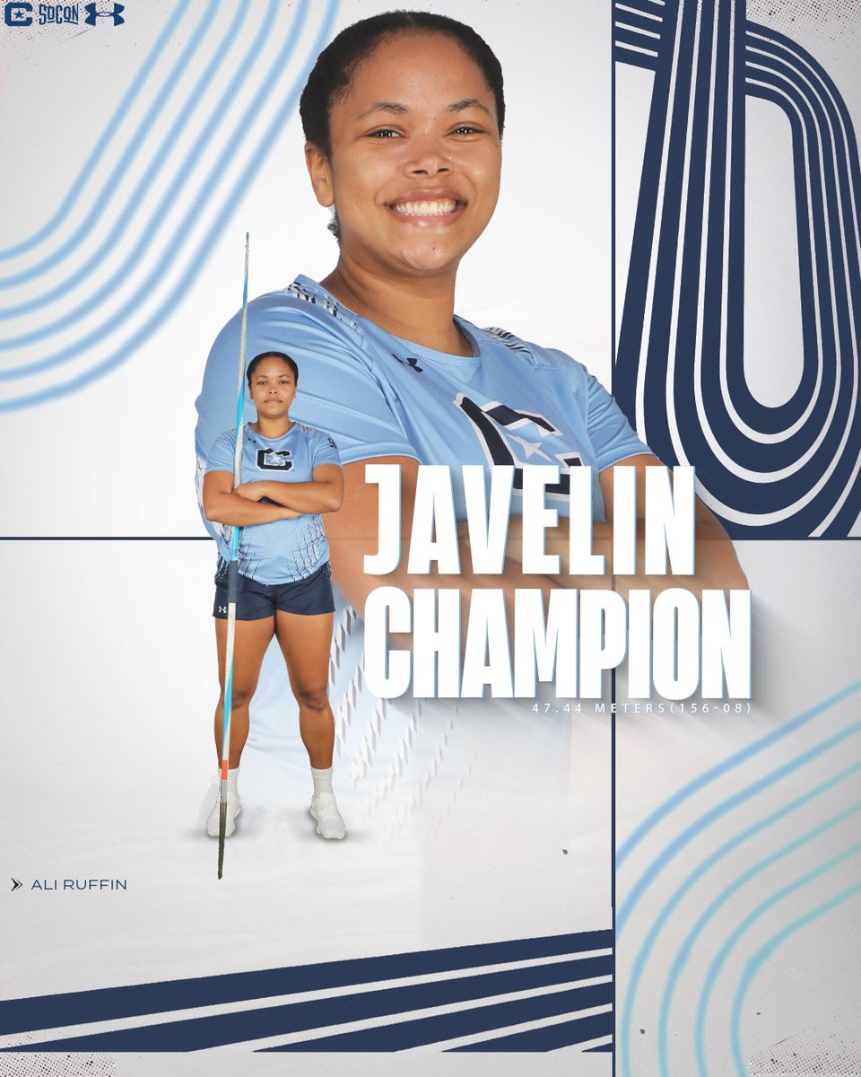 Javelin Champion, Ali Ruffin! 🥇

#OurMightyDogs