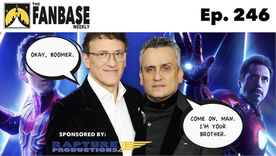 Ep. #246 of THE FANBASE WEEKLY #Podcast Is Live with Special Guests @kraigcomx & @TillyBridges Discussing the Russos vs #SuperheroFatigue & More of the Latest #Geek News | Available on @ApplePodcasts @libsyn & @Fanbase_Press | Sponsor: @RaptureBurgers fanbasepress.com/audio/podcasts…