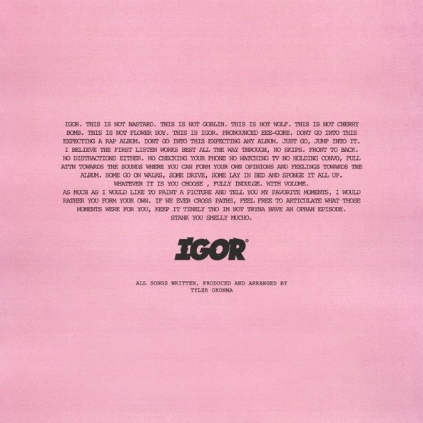 5 years ago today; Tyler, The Creator released his album ‘IGOR’.