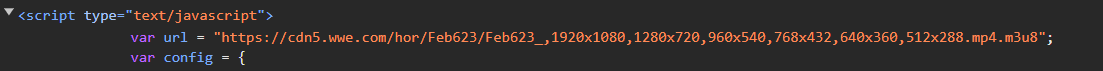 chriskillac64's tweet photo. Digging into the source code a bit more, noticed the video is labeled feb623, which i assume is the date Feb 6, 2023. Any Significance? #WWERaw #UncleHowdy https://t.co/PLXnFB1dkM