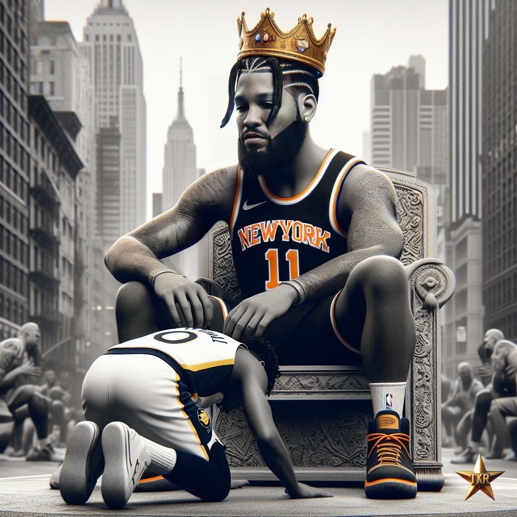 Bow down to the King! 😤 Knicks WIN Game 1! #NewYorkForever