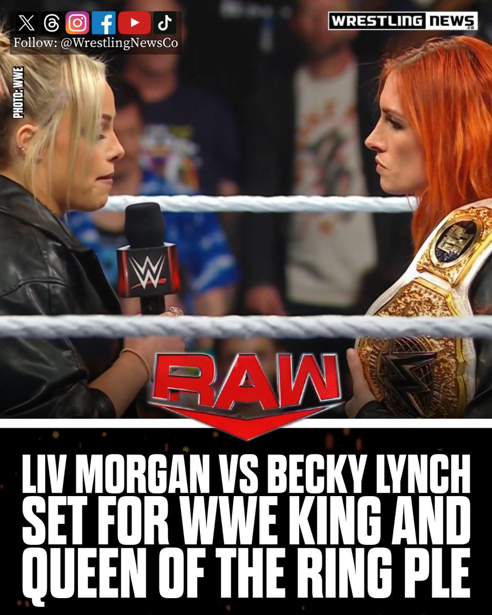 Women's World Title match set for WWE King and Queen of the Ring PLE #WWERaw