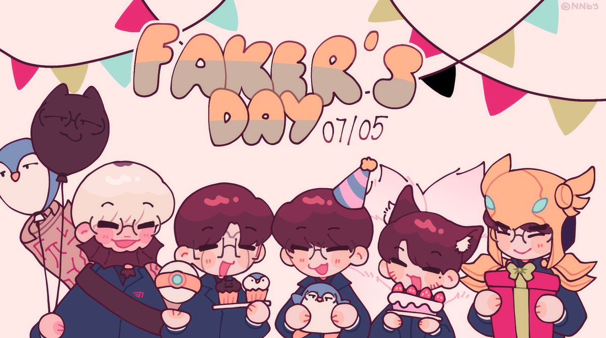 🐧🫶💖🎂❤️‍🔥
#Happy_Faker_Day
#Faker
