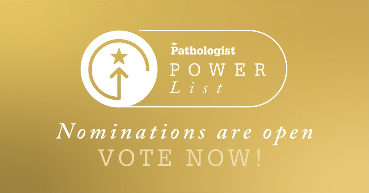 📢 Nominations for The 2024 Power List are OPEN - have you nominated yet? The Power List celebrates global #pathology’s most impactful visionaries & leaders. Being part of this prestigious list has become an ambition for pathologists worldwide. Nominate👉🏼 bit.ly/3x6DrmC
