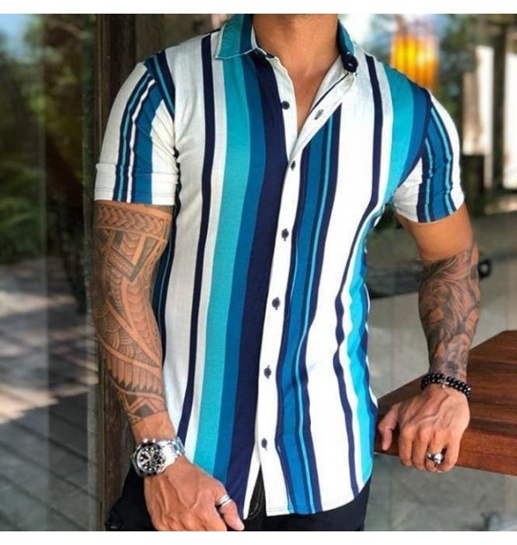 Casual Striped Print Slim Short Sleeve Shirt $29.00🩵🩵🩵（PS:If necessary, contact by private message） #TwitterTakeover #TwitterGate #TwitterOFF  #shopping #shoppingqueen #shoppingonline #Shirt
carharth.com/tops/shirts/ca…