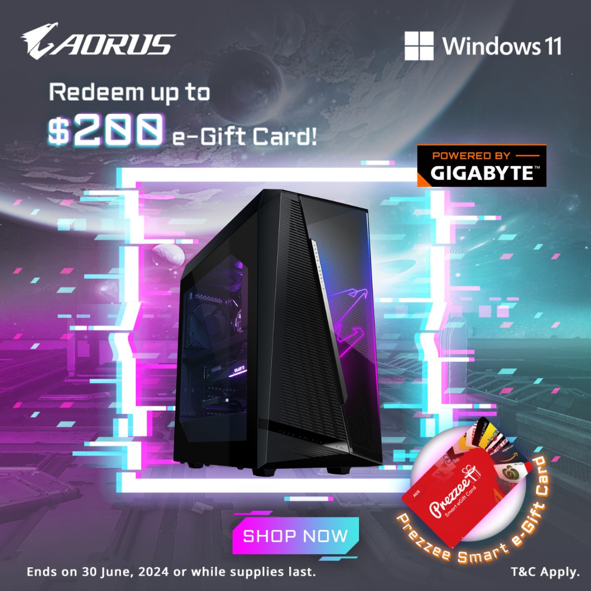 Buy a Selected GIGABYTE PC and redeem up to a $200 e-Gift Card now!🤩 Event Details: aorus.com/en-au/explore/…