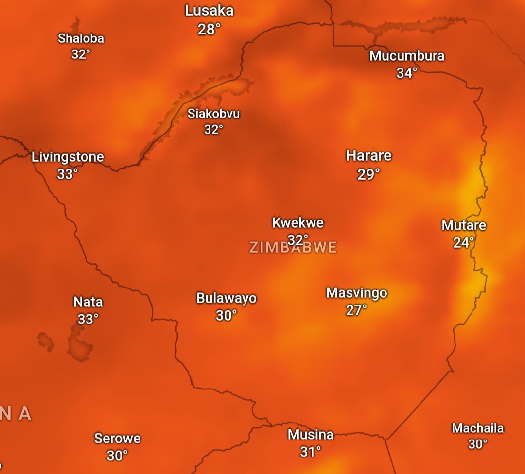 Clear and moderate conditions expected countrywide on Tuesday for Zimbabwe. Similar conditions expected for the rest of the week. ☀️ 🇿🇼