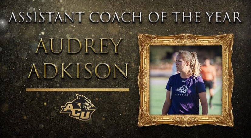 Congratulations to Audrey Adkison for earning the Assistant Coach of the Year Award! #GoWildcats