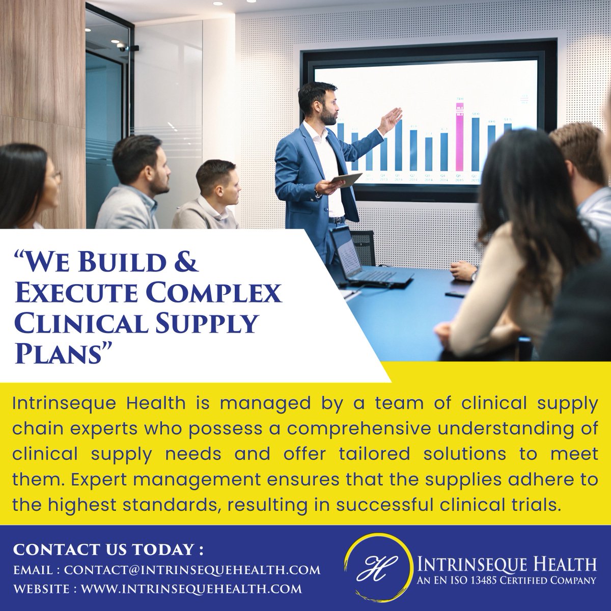“We Build & Execute Complex Clinical Supply Plans”

#drugdiscovery #drugdevelopment #studystartup #clinicaltrials #healthcare #clinicalresearch #patientrecruitment #sitemanagement #clinicaldevelopment #clinicaltrial #clinicaloperations #clinicalstudy #clinicalsupply