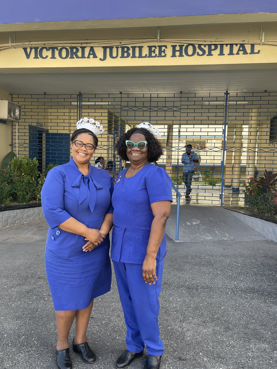Visited the staff at Victoria Jubilee Hospital in Kingston today. Privileged to share and learn with students about maternity care and the role of the midwife. The 63 bed antenatal ward was superbly organised!!Thanks to all staff for your kind hospitality & the care you provide.