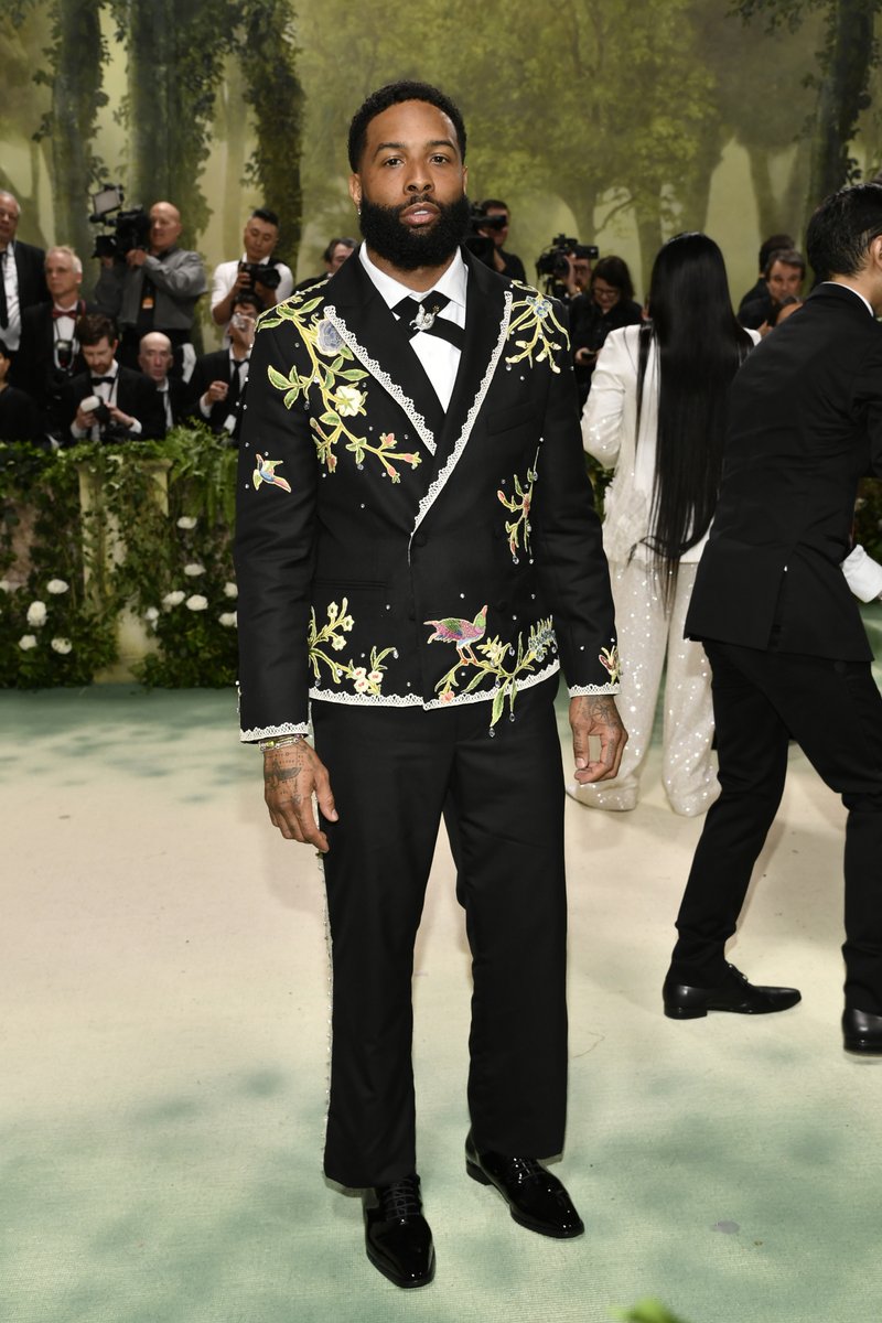 Odell Beckham Jr. at the #MetGala