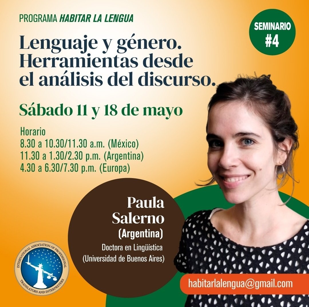 Exclusive to Spanish-speaking colleagues 👇
 Programa #HabitarLaLengua