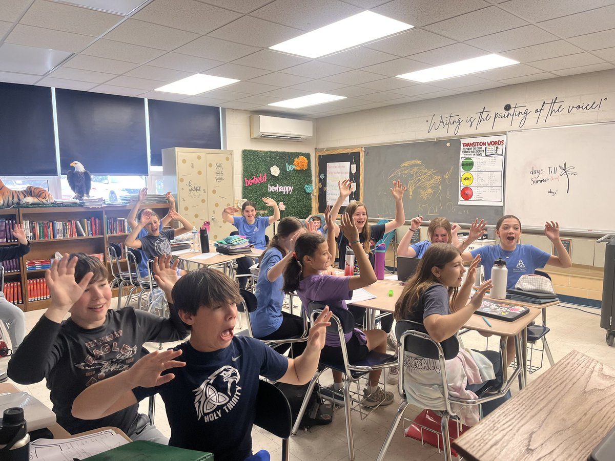 6th grade enjoyed a two minute brain break by experiencing a Top Thrill Dragster II POV video. Hands were up and screaming filled the room! Summer at Cedar Point is coming soon!