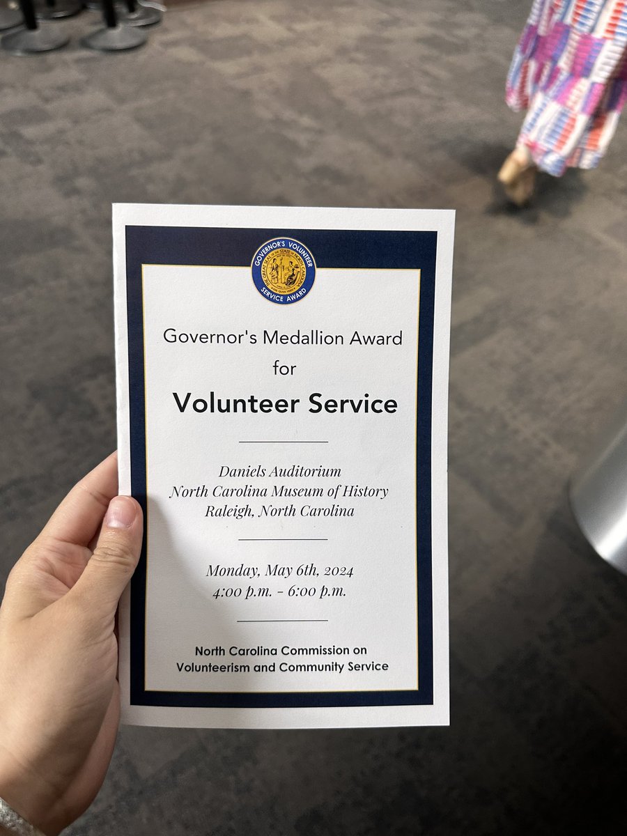 I am humbled to share that I have been appointed by Governor Roy Cooper as one of the Commissioners to North Carolina Commission on Volunteerism and Community Service. The commission works to support AmeriCorp programs and encourages civic engagement in NC! 
#ncbtoy #americorps