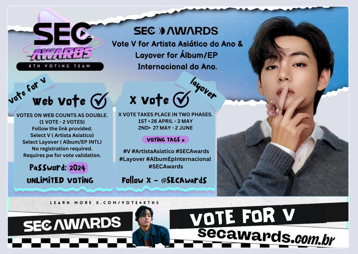 📯 WEBSITE VOTES ARE WORTH DOUBLE POINTS 📯 Click the link to vote 📢 🗳 NOW | UNLIMITED VOTING✔️ ♡Asian Artist zrr.kr/BTGq ♡Album Intl zrr.kr/5H9EC Guide ♡ bit.ly/SECA_GuideV