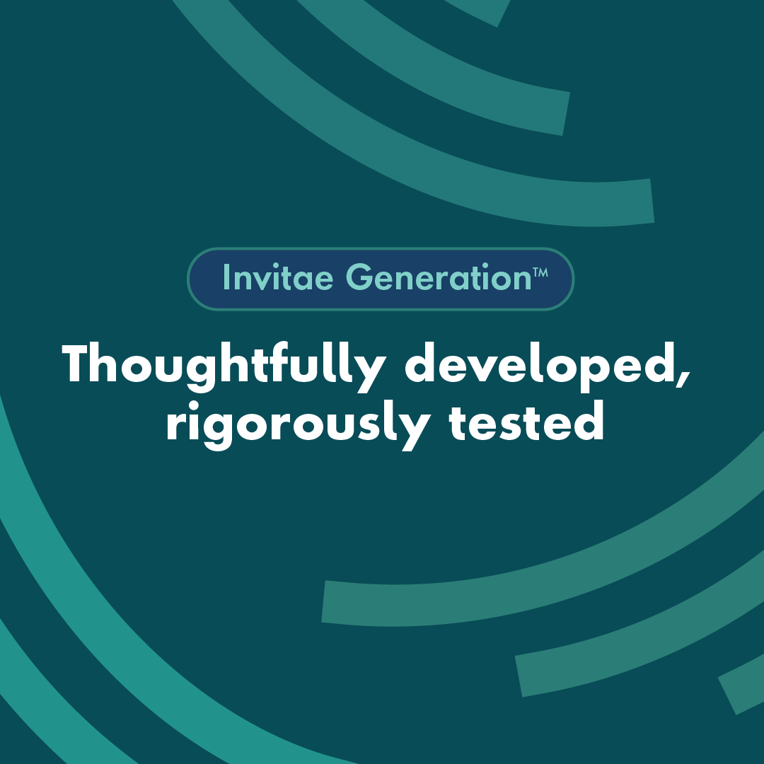Our patients receive genetic results supported by highly advanced machine learning to help remove human error in variant classification and protect their privacy. Invitae Generation helps reduce uncertainty and evolves with science. invit.ae/3WuQQzB #InvitaeGeneration