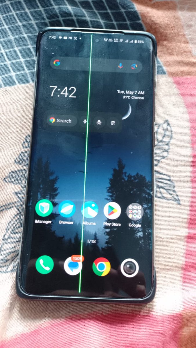Hey @Vivo_India, seriously fed up with the recurring problems on my X70 Pro! And now? A green line on my screen?! Sort it out IMMEDIATELY, no more excuses. I demand a fix without any additional fees. Step up your game! #vivoX70Pro #UnsatisfiedCustomer