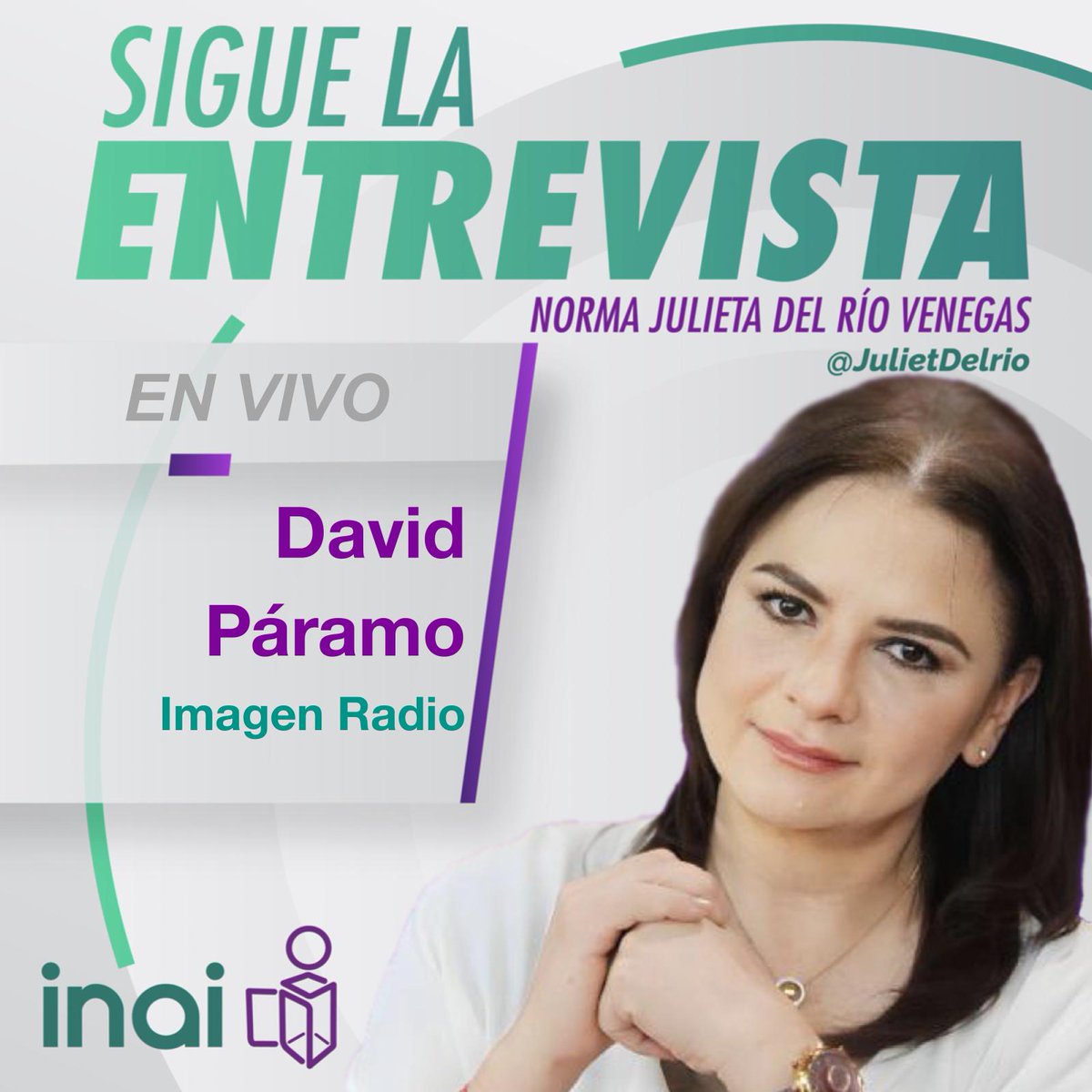 📌🎙 Te invitamos a escuchar la entrevista de la comisionada @JulietDelrio con David Páramo en #AnálisisSuperior de @Imagen_Mx

#EnVivo por imagenradio.com.mx/transmision-en…