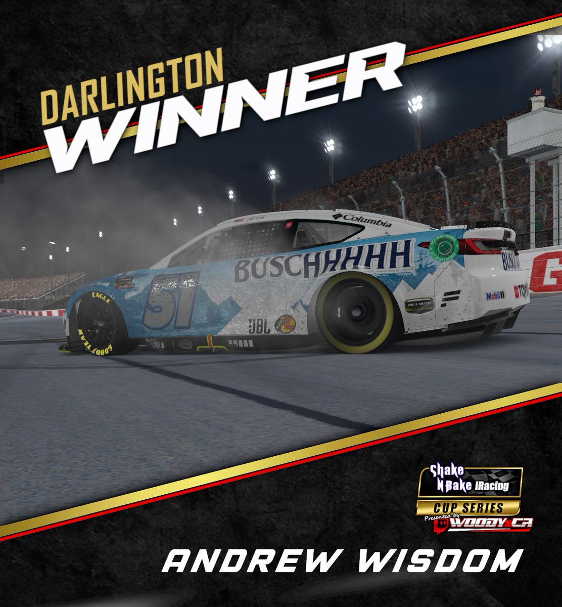 Darlington didn't disappoint on great throwbacks and handing out the infamous red stripes! It was @Wisdvmb though who made it to the front and secured his 4th win of the season!