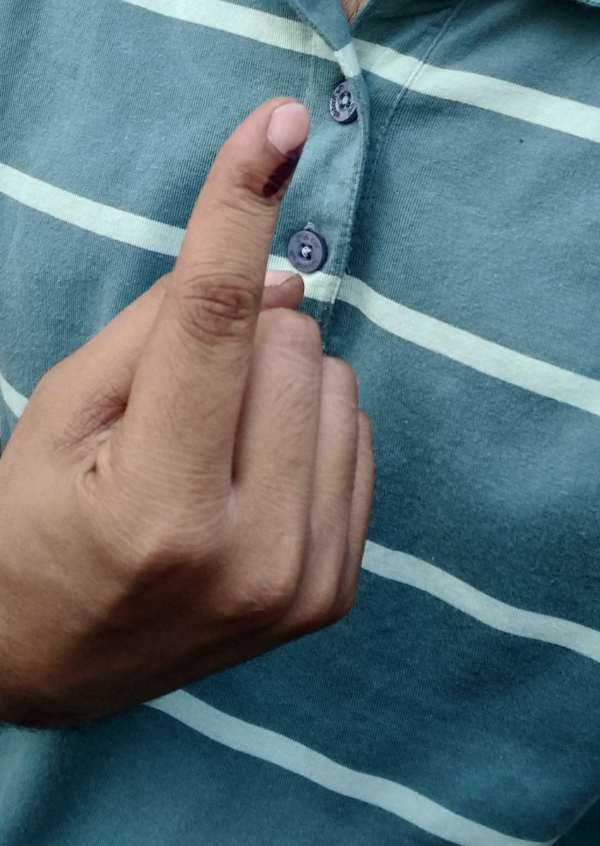 Naya Bharat. Viksit Bharat. Sashakt Bharat. Jai Sia Ram. #Election2024 #VotingDay