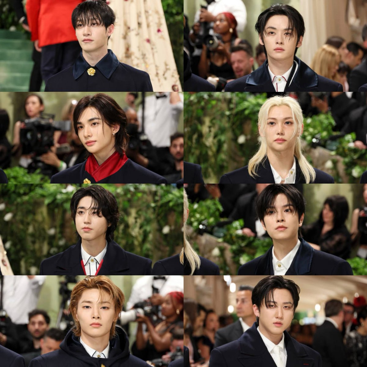 Members of <a href="/Stray_Kids/">Stray Kids</a> at #MetGala 2024