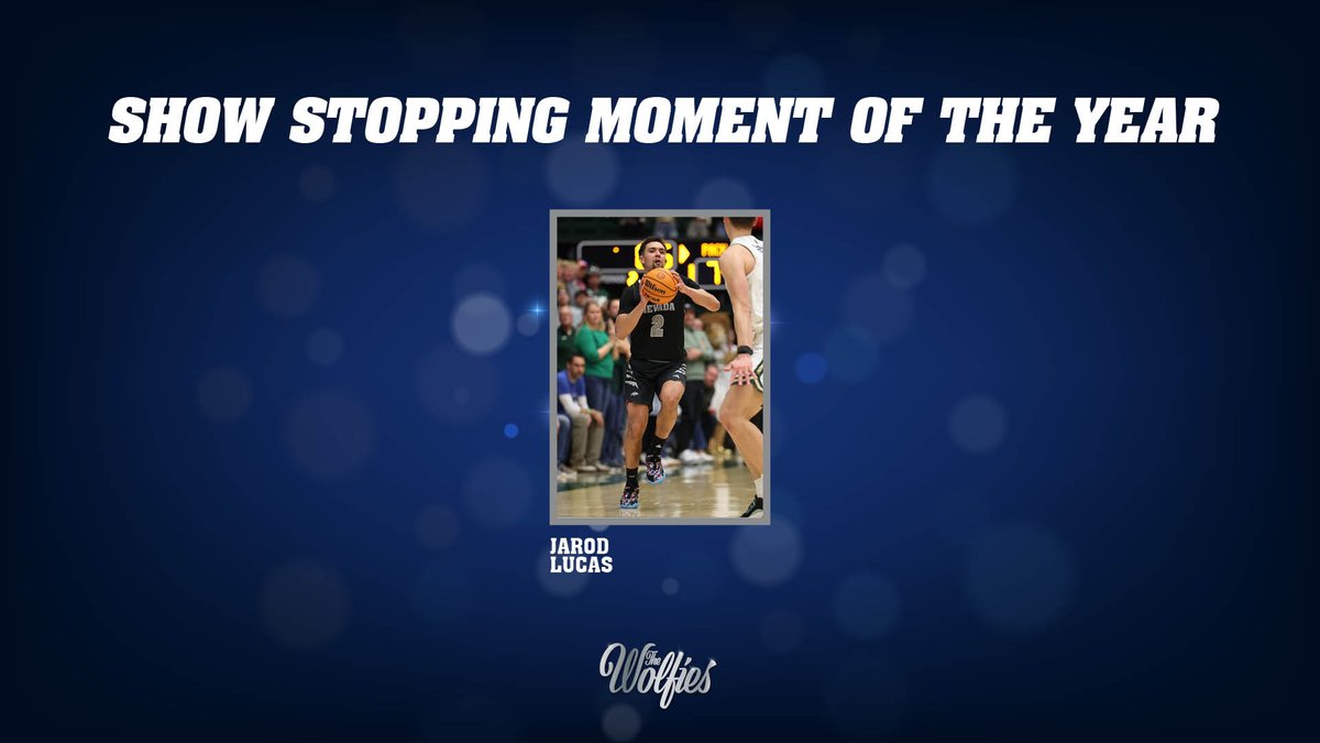 Honoring an incredible season, the Show Stopping Moment of the Year awarded goes to… 🏆 @jarodlucash #Wolfies2024
