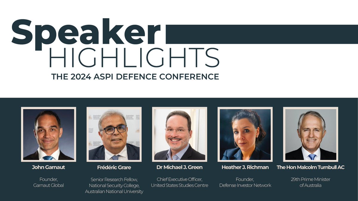 📣 SPEAKER ANNOUNCEMENT 📣 We are delighted to announce that @TurnbullMalcolm, @hjrichman, @DrMichaelJGreen, Dr Frédéric Grare and @jgarnaut will speak at our defence conference on 4-5 June! This year's conference provides an excellent opportunity to stay ahead of the