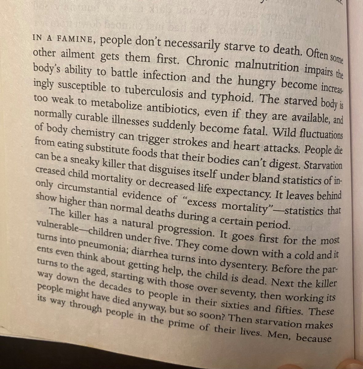 Journalist Barbara Demick describing famine (from Nothing to Envy)