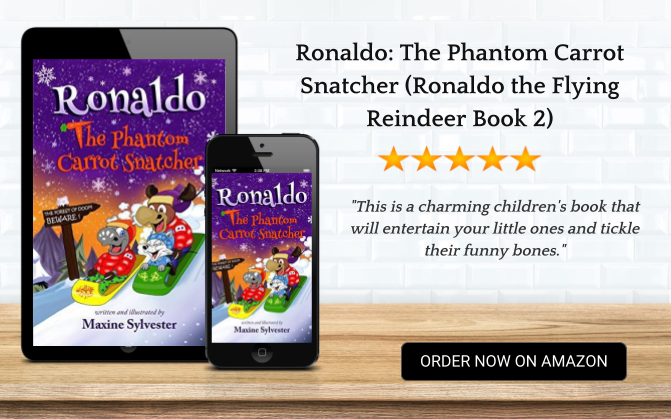 'RONALD THE REINDEER FLYING ACADEMY by Maxine Sylvester was a huge hit in my house where both my children thoroughly enjoyed it and were eager for the next book in the series.' Book reviews viewBook.at/ronaldo2 #kidsreadingbooks #maxinesylvester