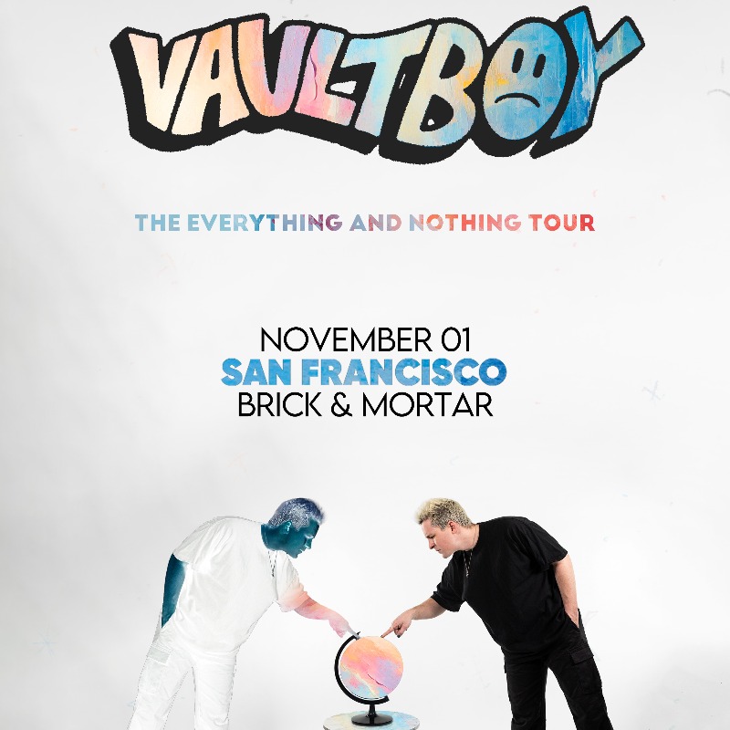JUST ANNOUNCED! @vaultboy will be live in San Francisco @BrickMortarSF 🌀🤍 🎟️ PRESALE TOMORROW @ 10AM