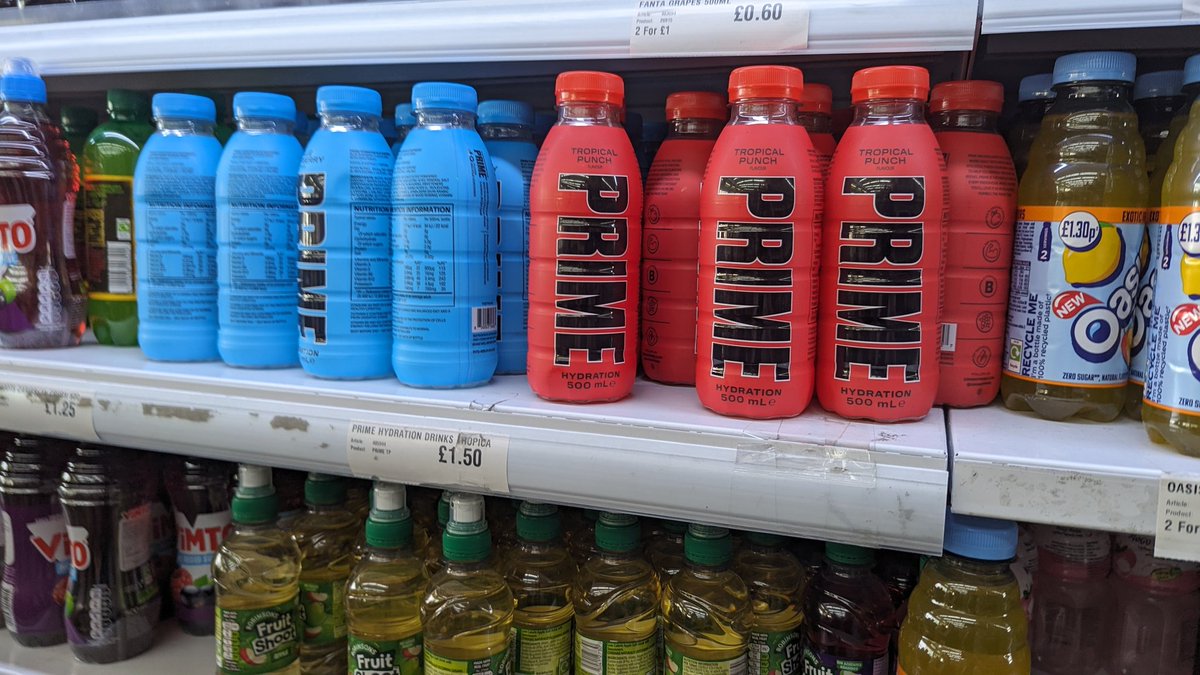 Prime is a Sam's 99p store drink now